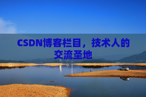 CSDN博客栏目，技术人的交流圣地
